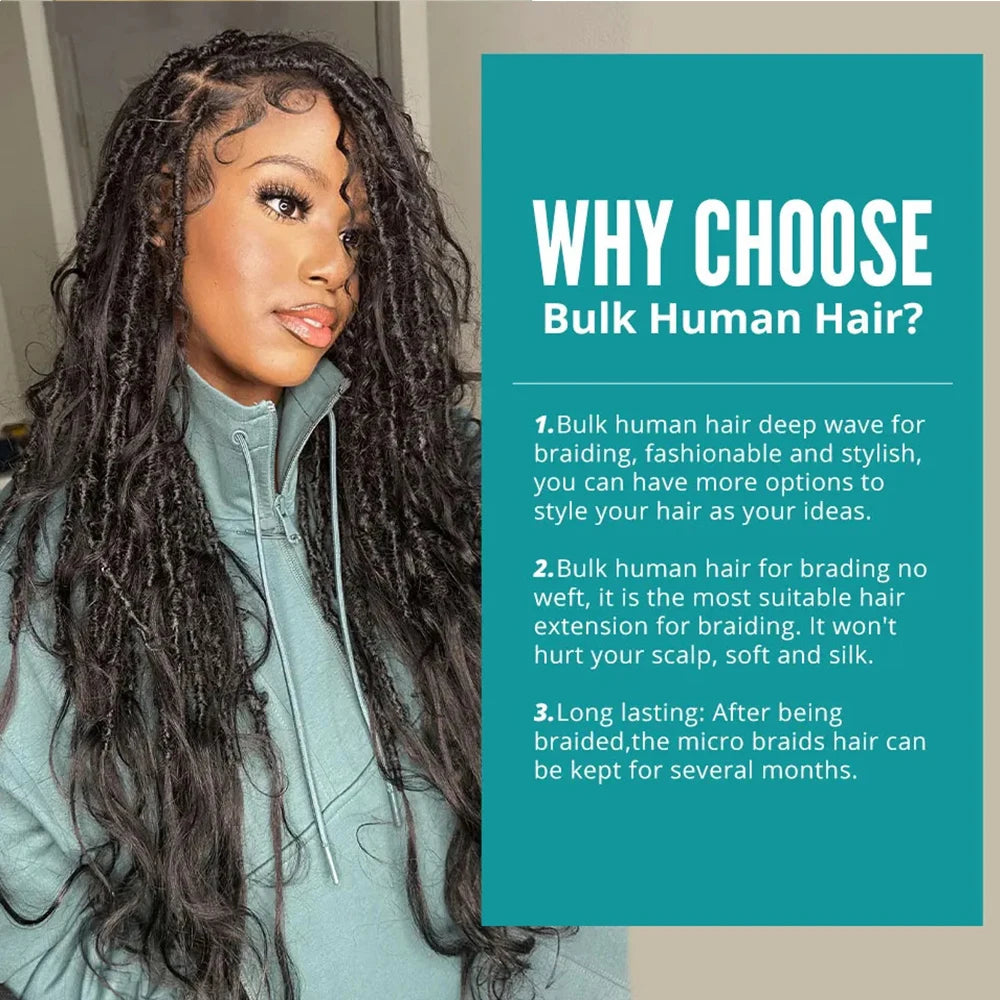 Boho Braids Human Hair Bundles