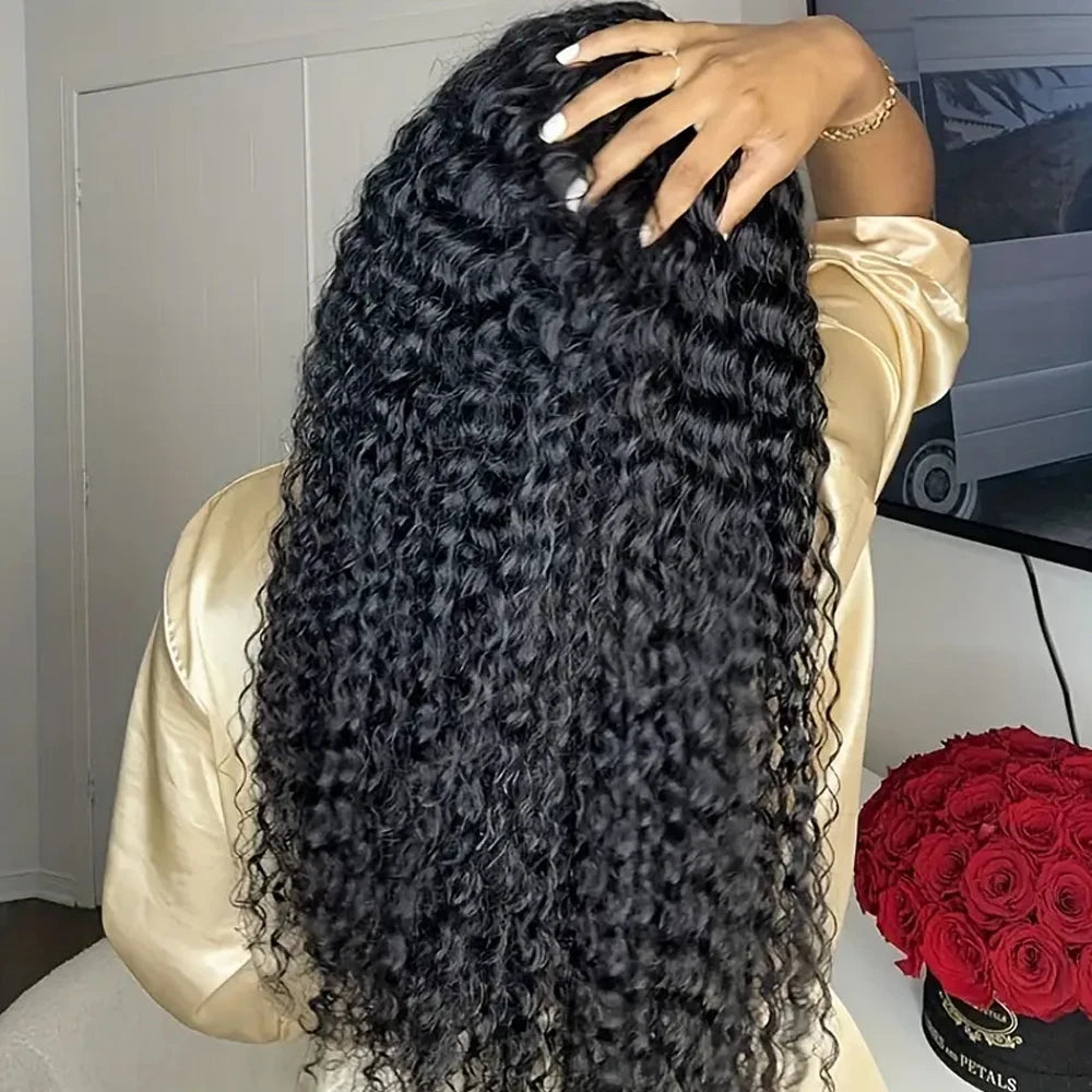 Kinky Curly Wave Brazilian Wig With Baby Hair