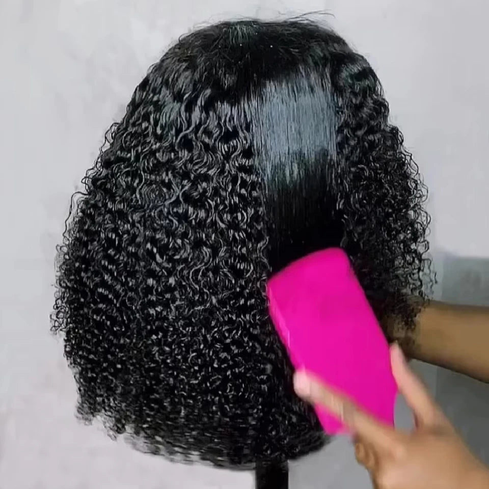 Curly Bob Water Wave Wig