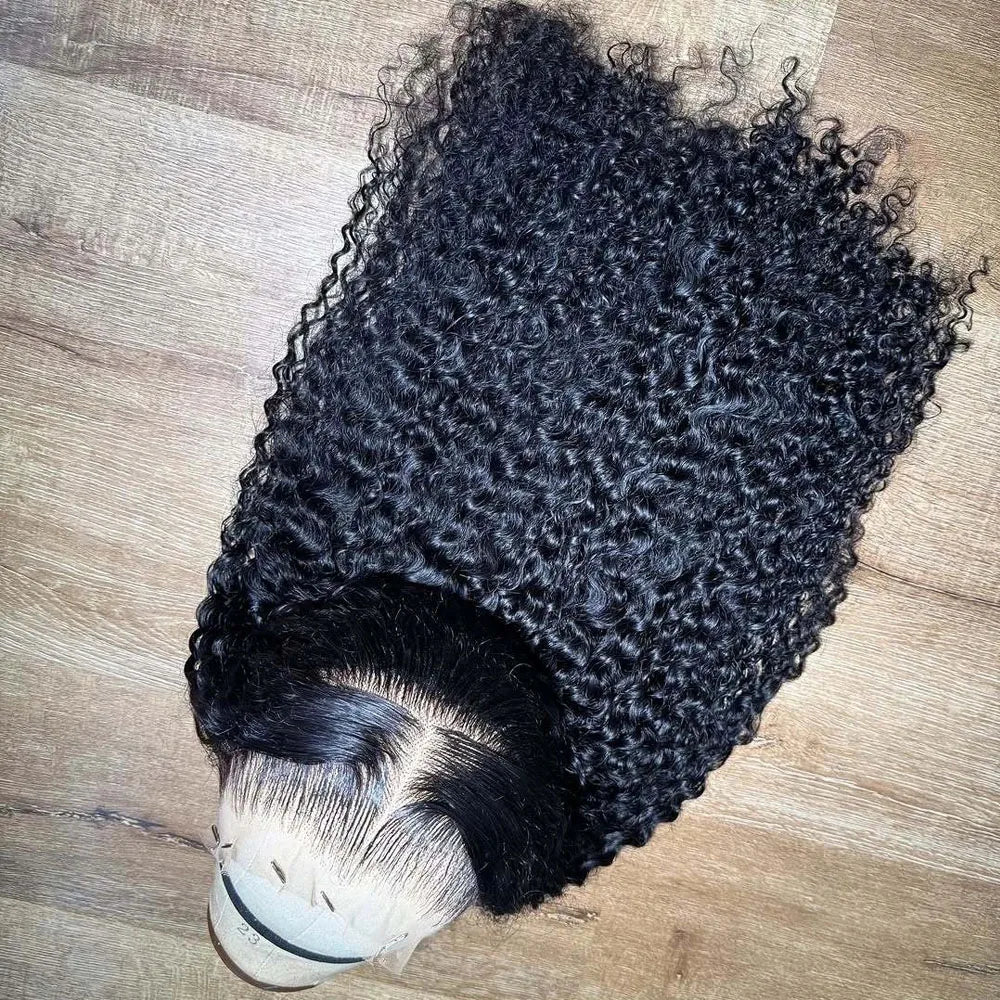 Kinky Curly Wave Brazilian Wig With Baby Hair