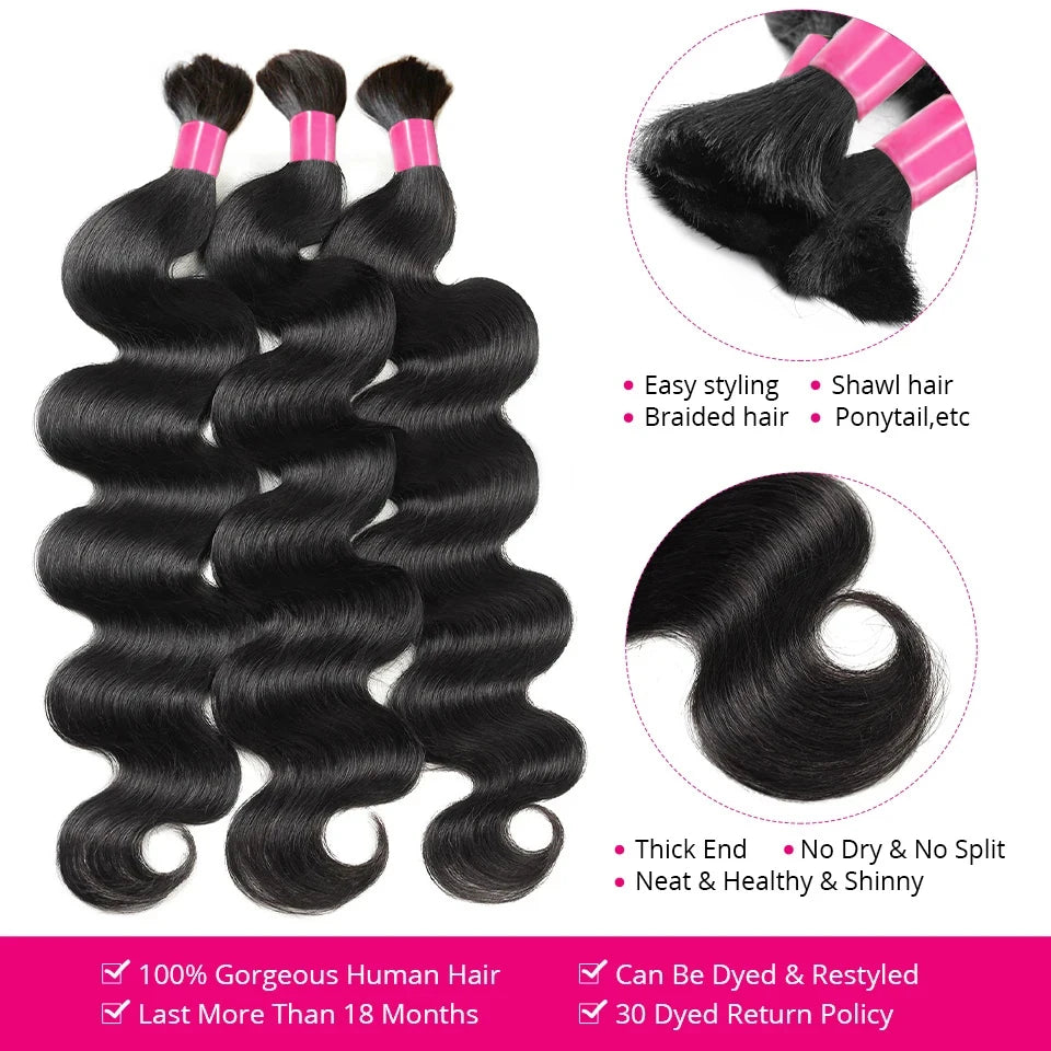 Boho Braids Human Hair Bundles