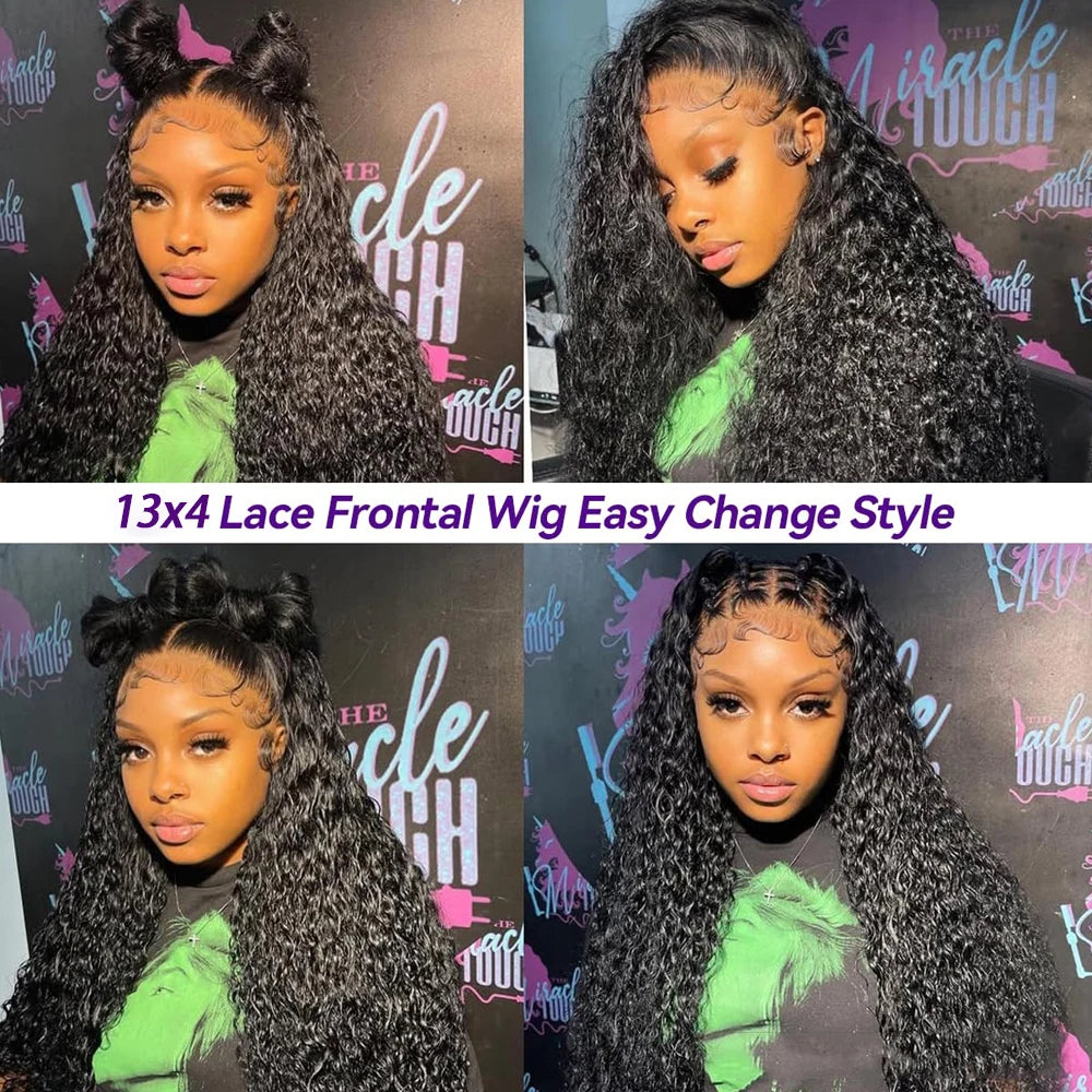 Kinky Curly Wave Brazilian Wig With Baby Hair