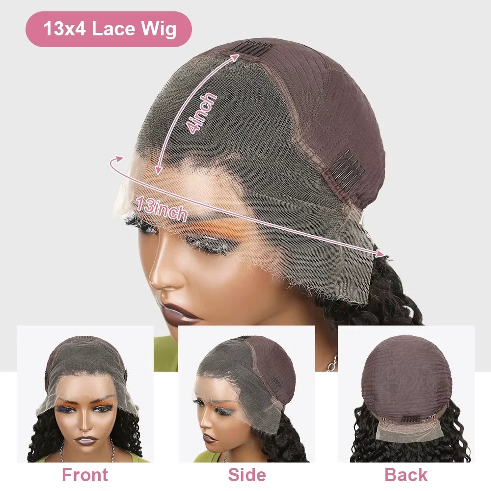 Glueless Short Bob Kinky Curly Wig