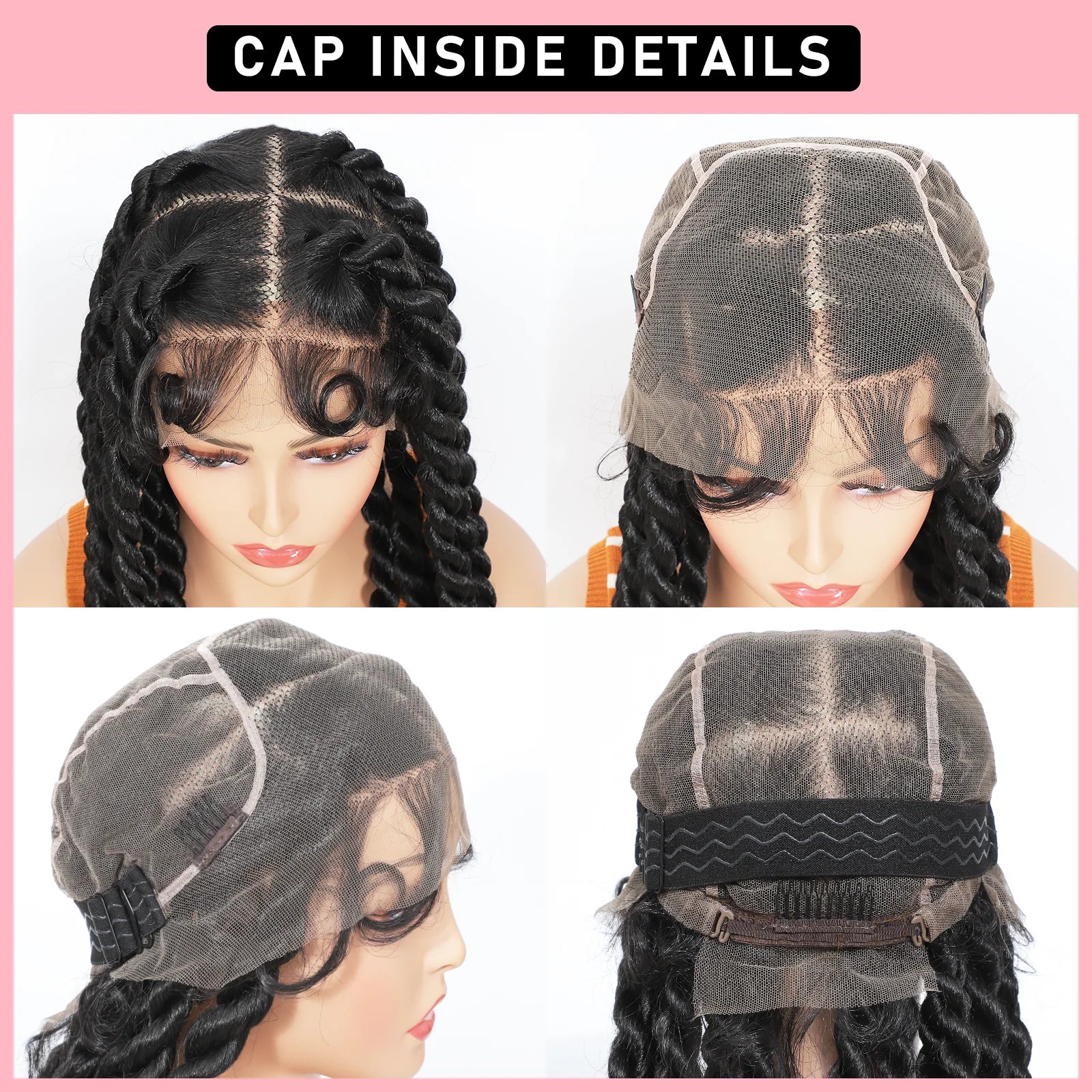 Synthetic Box Braids Lace Wig