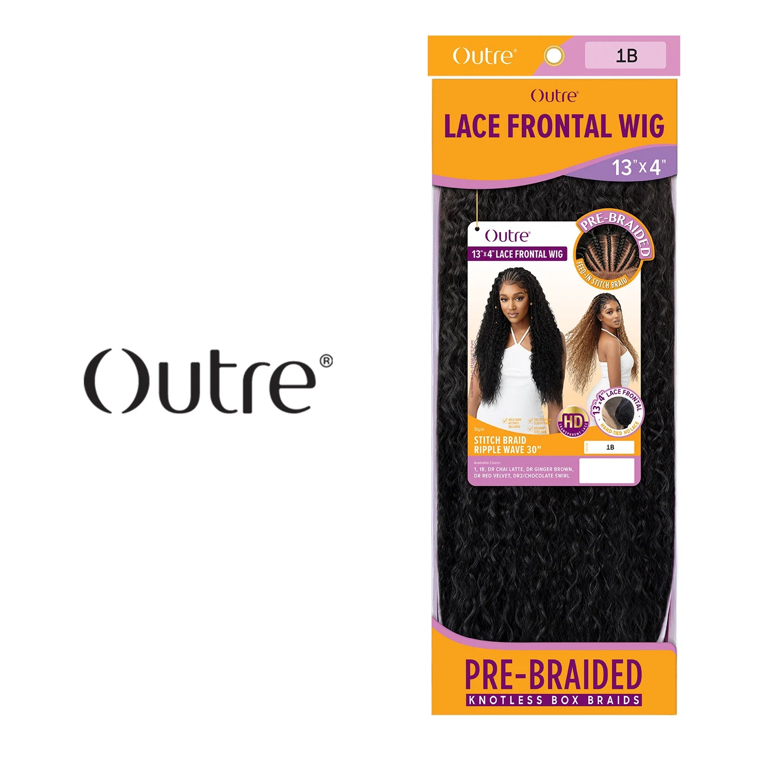 Outre Glueless HD Pre-Braided Wig