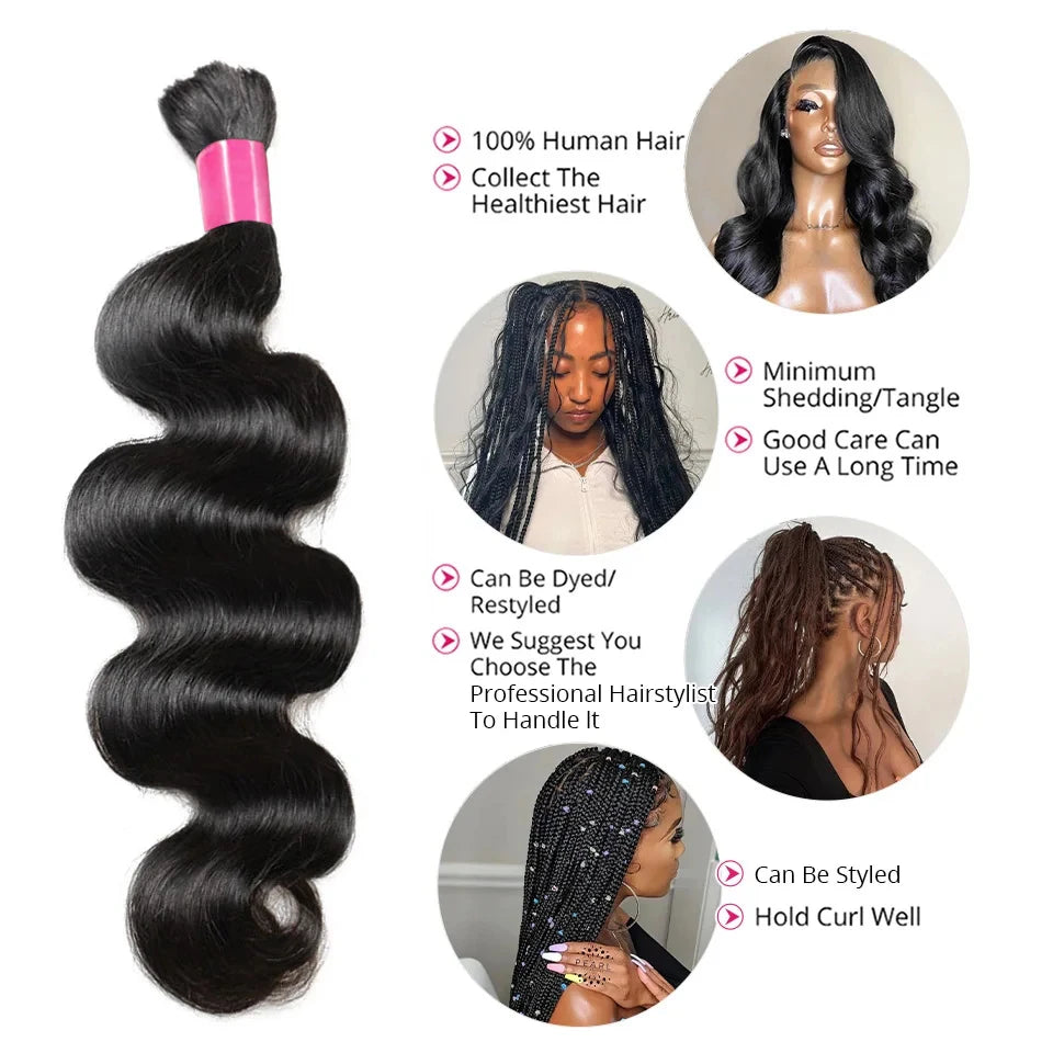 Boho Braids Human Hair Bundles