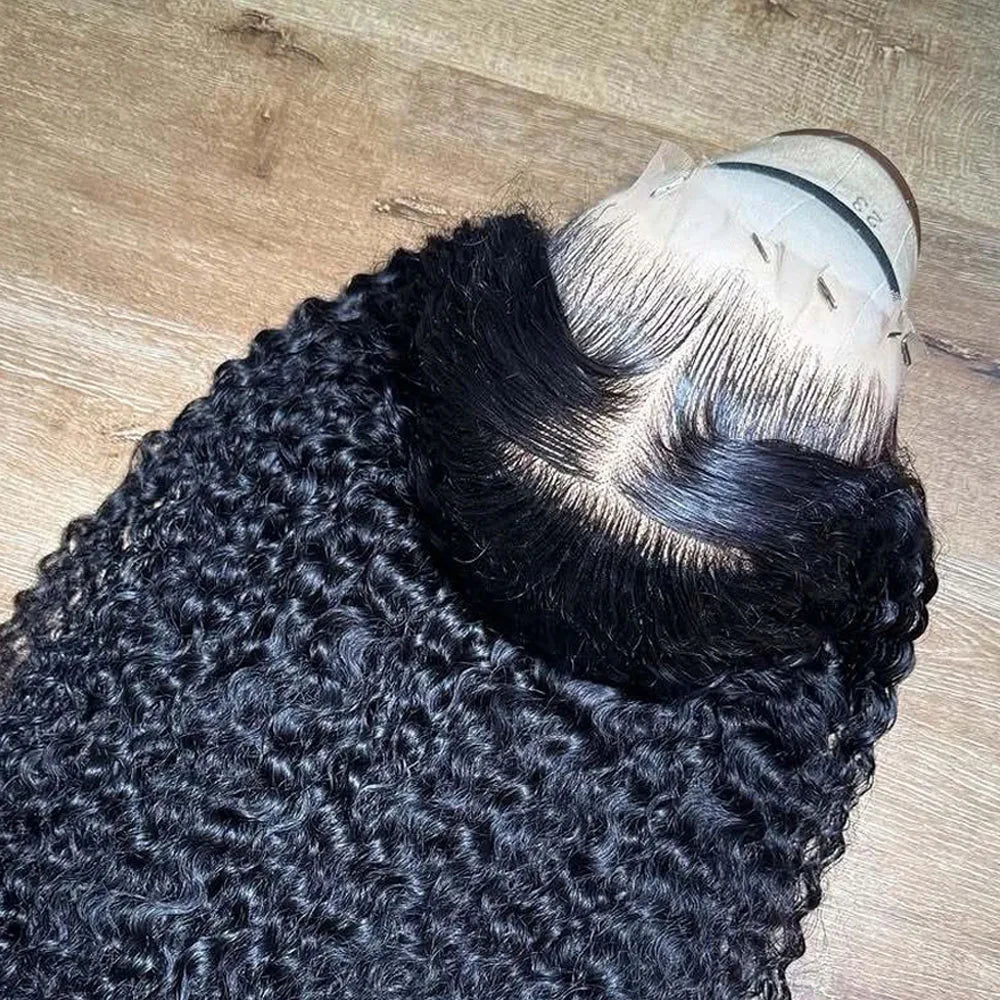 Kinky Curly Wave Brazilian Wig With Baby Hair