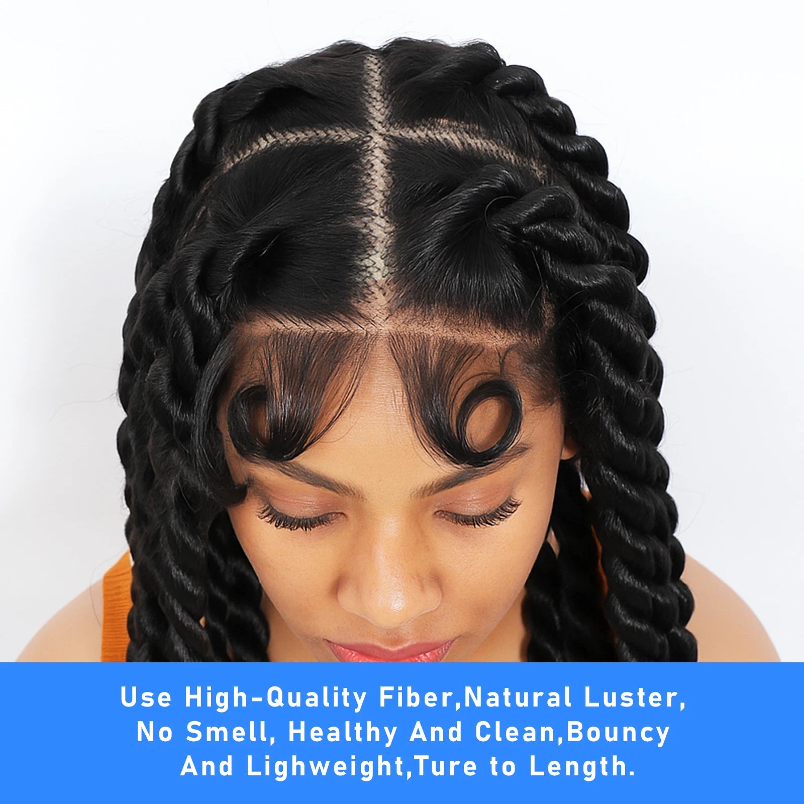 Synthetic Box Braids Lace Wig