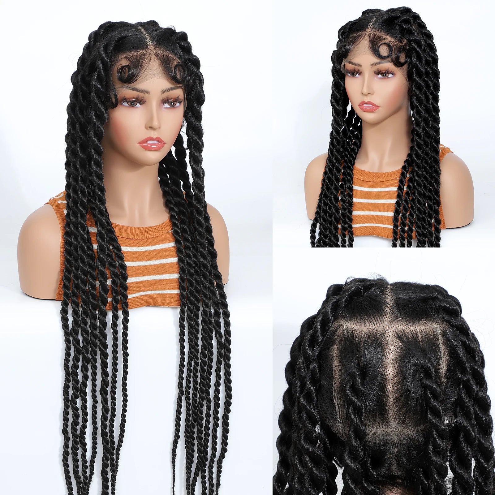 Synthetic Box Braids Lace Wig