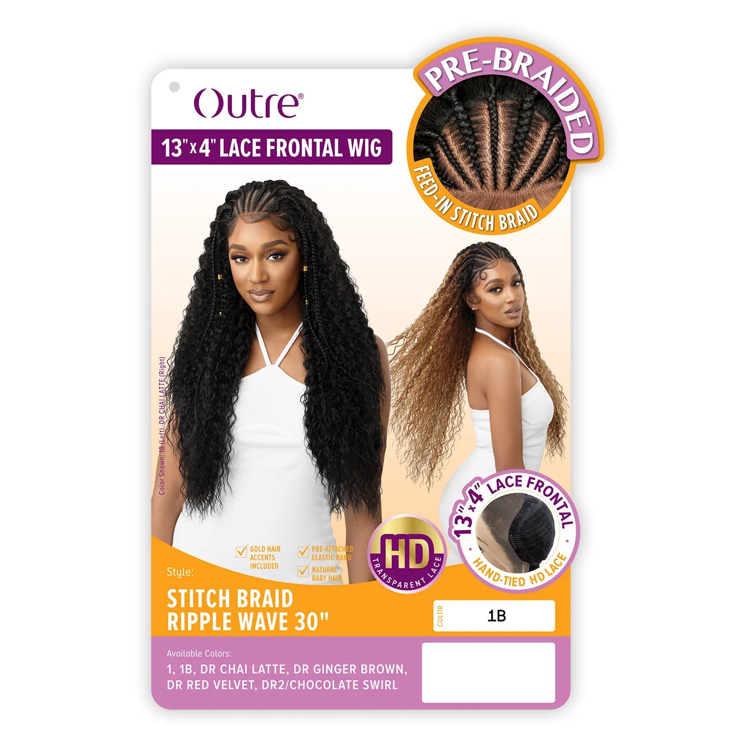 Outre Glueless HD Pre-Braided Wig