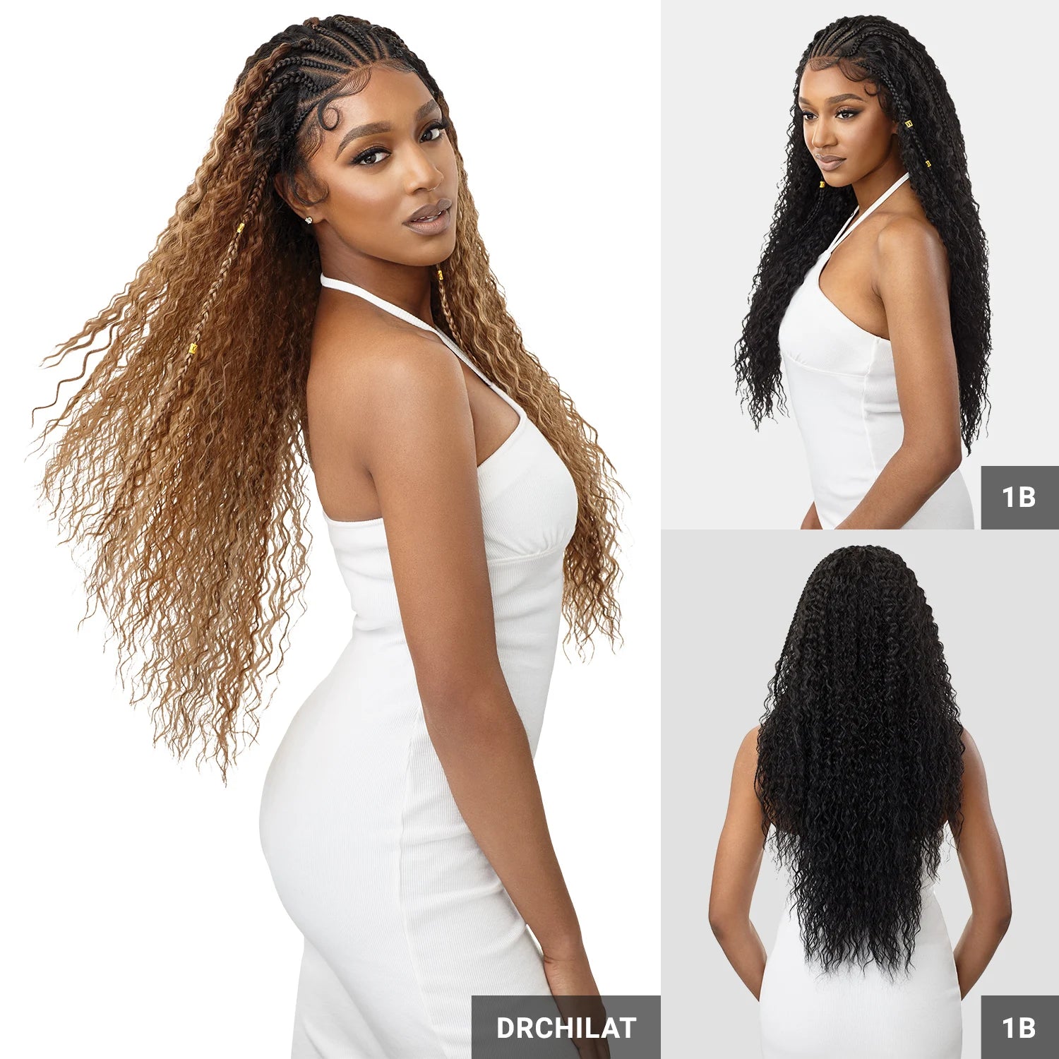Outre Glueless HD Pre-Braided Wig