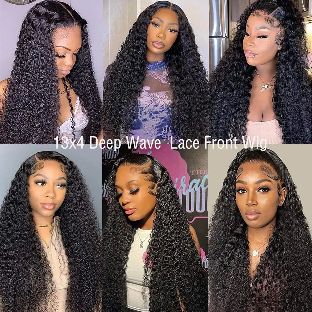 Kinky Curly Deep Water Wave Wig