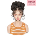Full Lace Braided Wig with Baby Hair