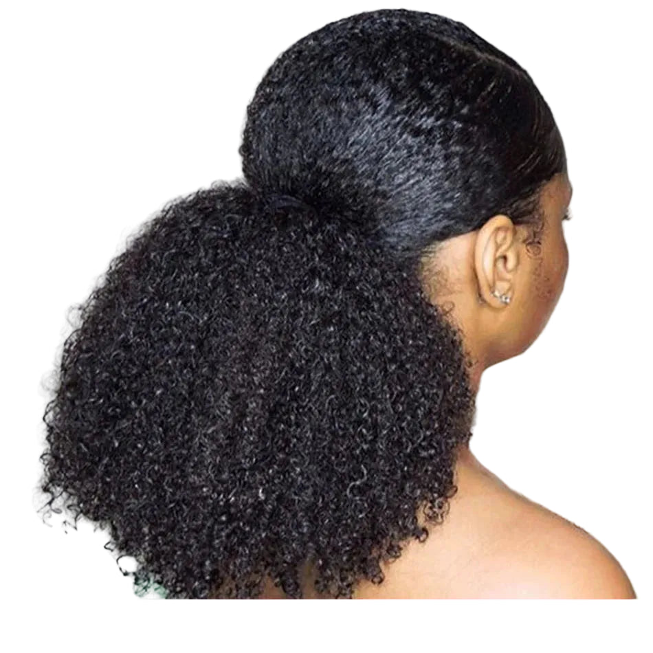 Afro Kinky Curly Drawstring Ponytail