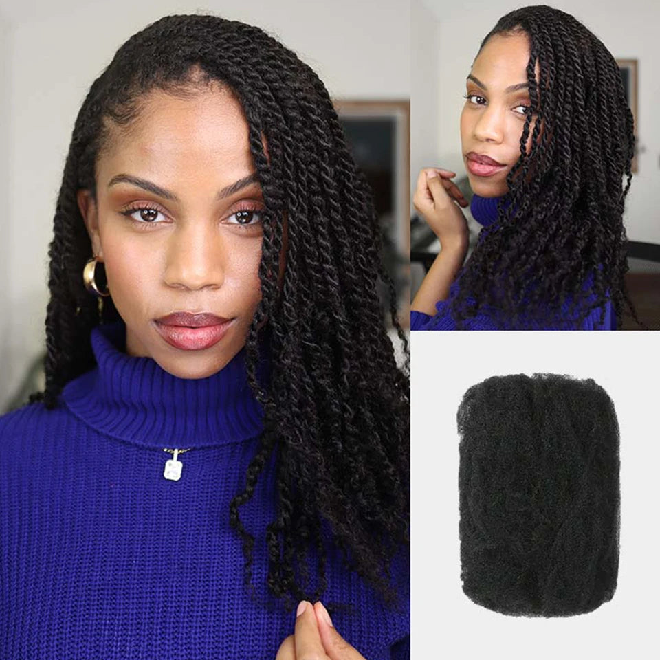 Afro Kinky Bulk Human Hair For Dreadlock