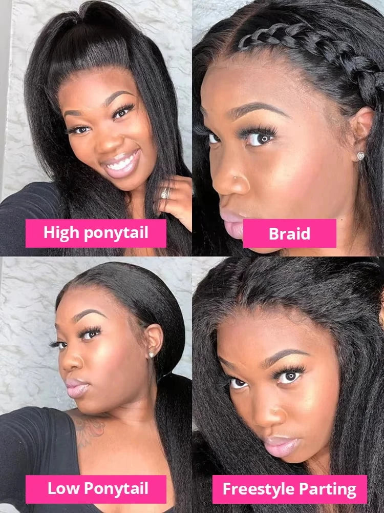 Brazilian Yaki Straight Kinky Wig