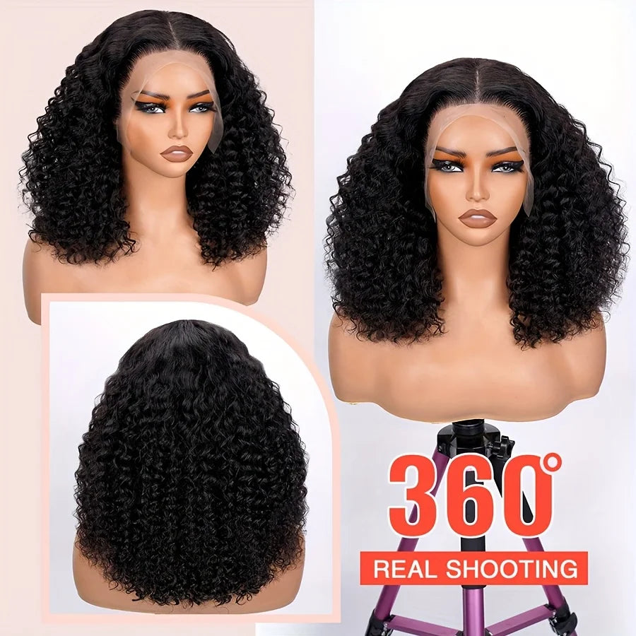 Deep Wave Bob Lace Front Wigs