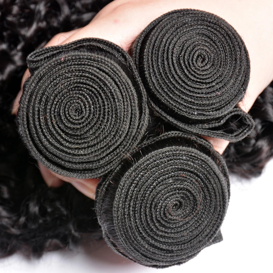 Indian Kinky Curly Human Hair Bundles