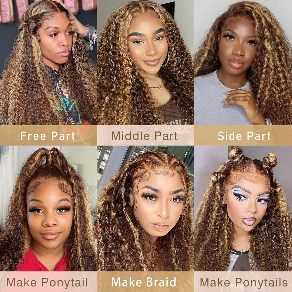 Glueless HD Deep Water Wave Wigs