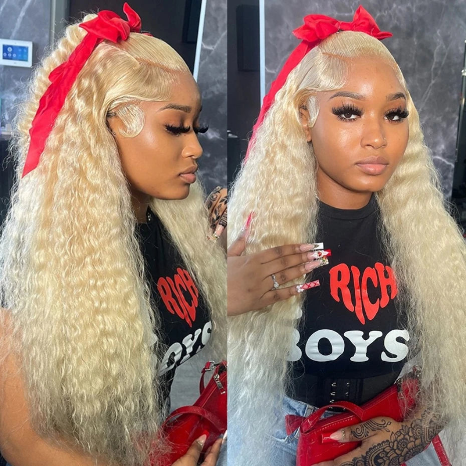 Deep Wave Blond Human Hair Bundles