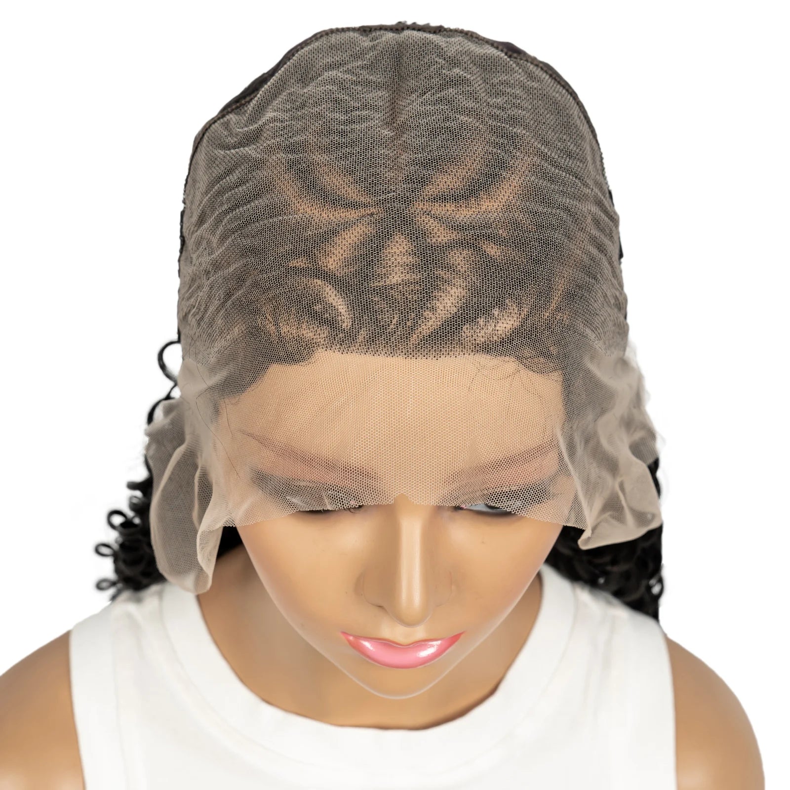 Cornrow Braided Deep Wave Hair Wigs