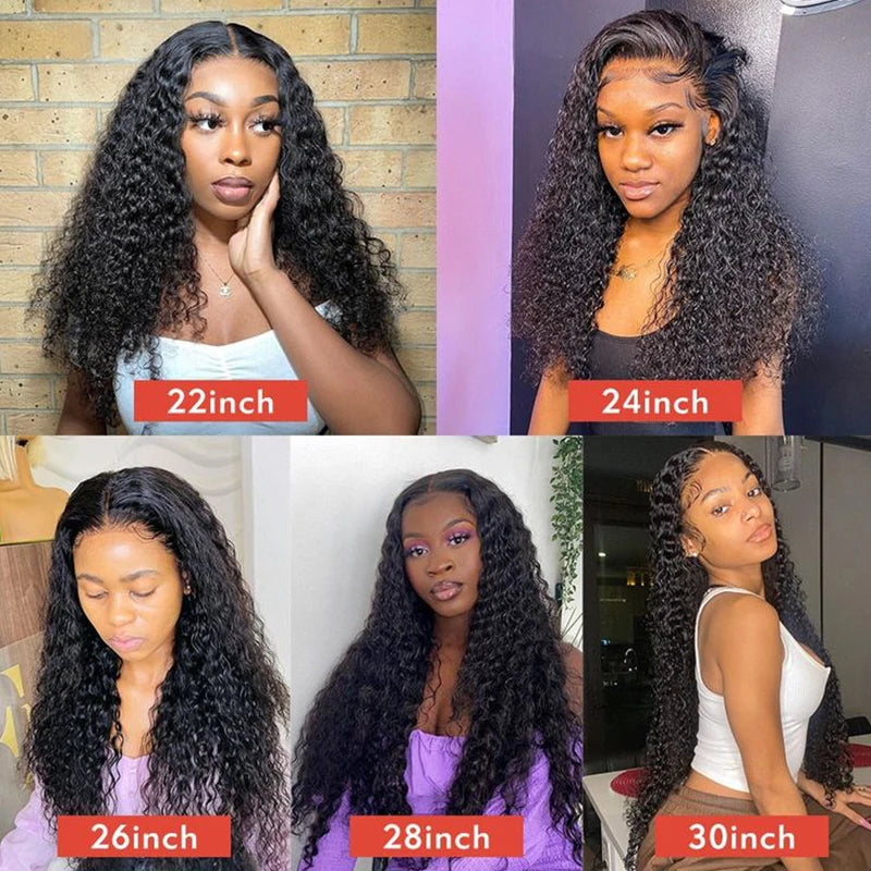Easy Wear Curly Water Wave Wigs