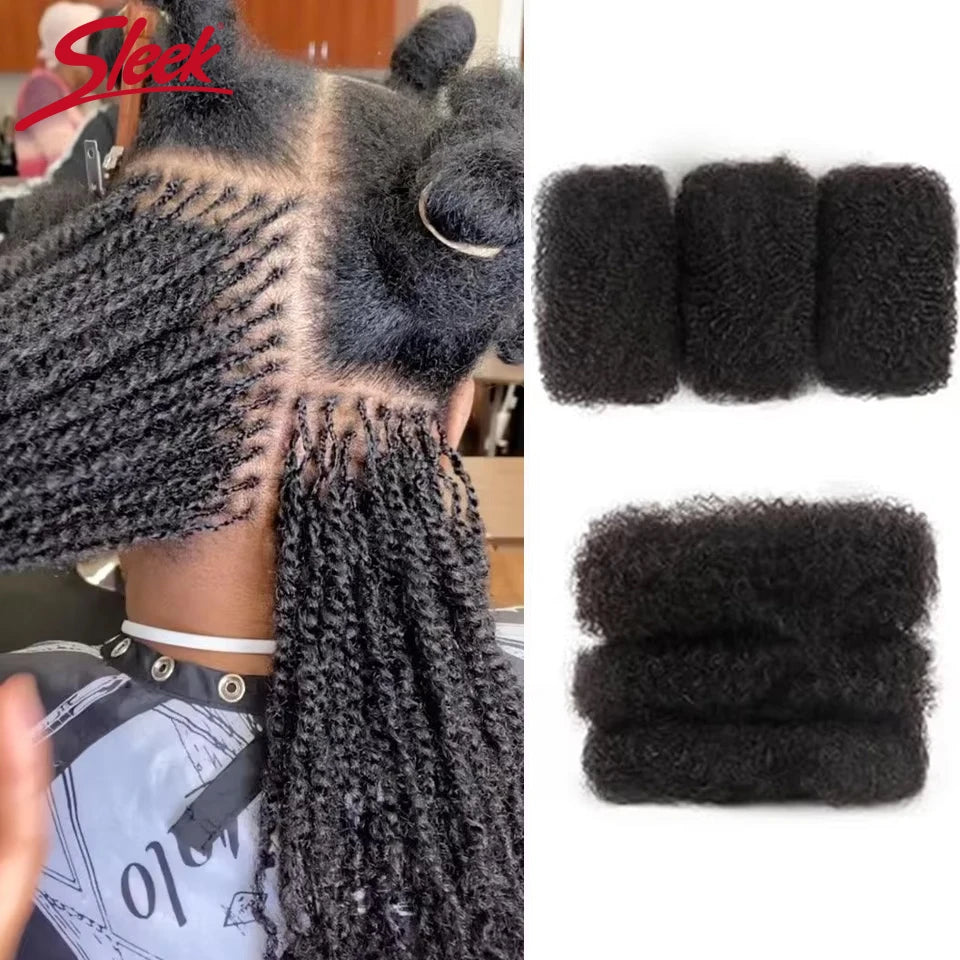 Afro Kinky Curly Bulk Hair For Braid