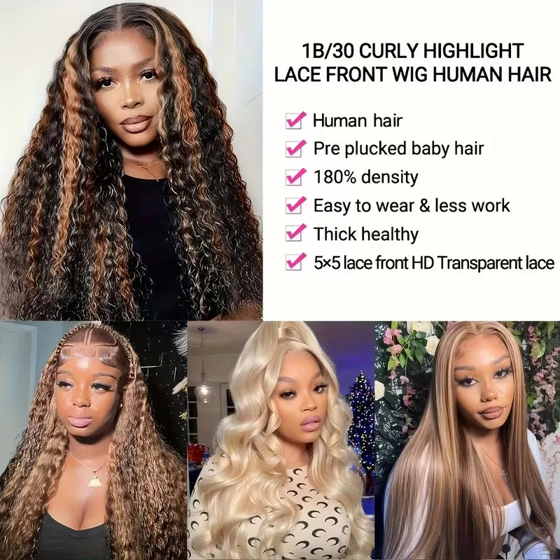 5x5 Glueless Deep Wave Wigs