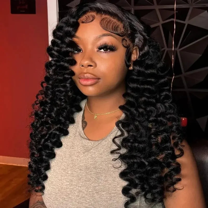 Burmese Curly Deep Wave Hair Wig