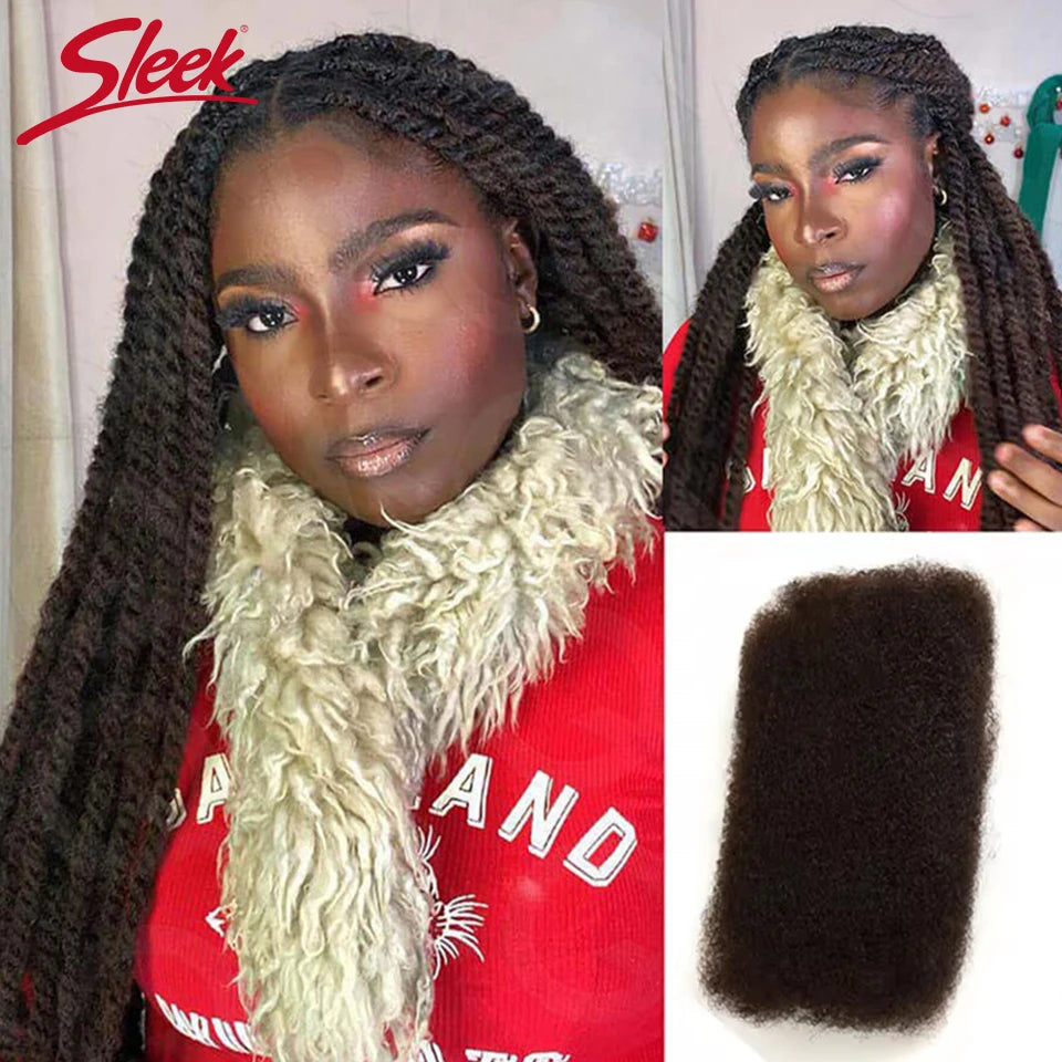 Afro Kinky Curly Bulk Hair For Braid