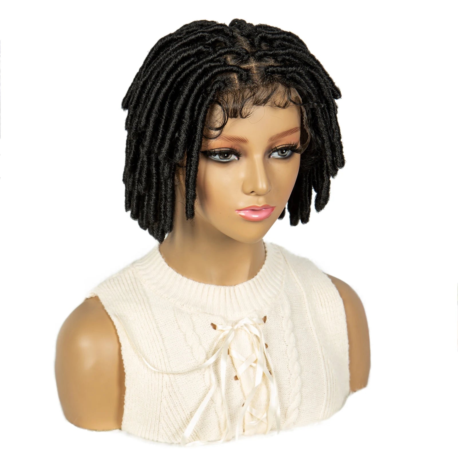 Synthetic Knotless Braided Locs