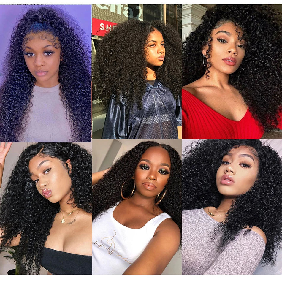 Indian Kinky Curly Human Hair Bundles