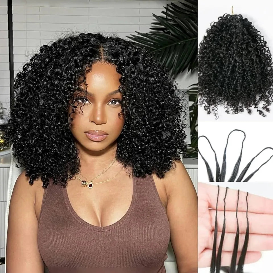 Pixie Curls Crochet Human Hair Extension