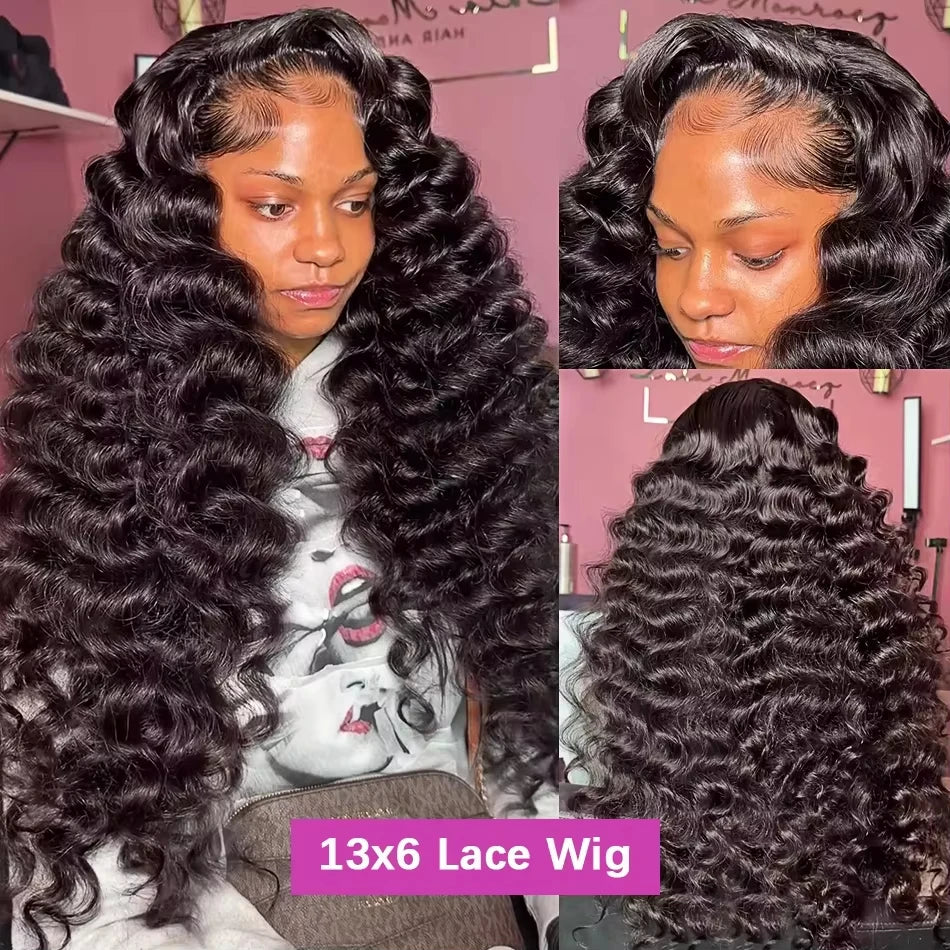 Brazilian Water Deep Wave Wig Curly