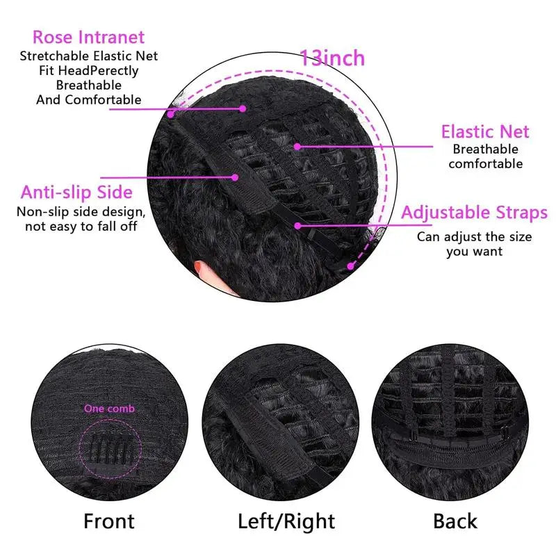 Afro Bouncy Curl Wigs