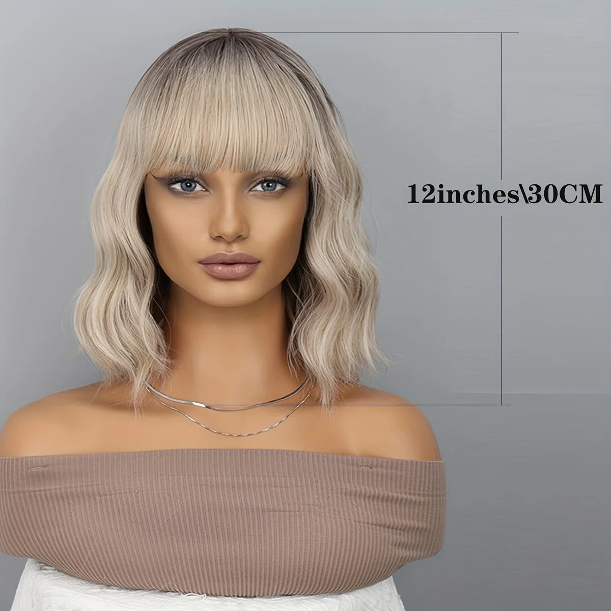 Black-gold gradient Cosplay Wigs