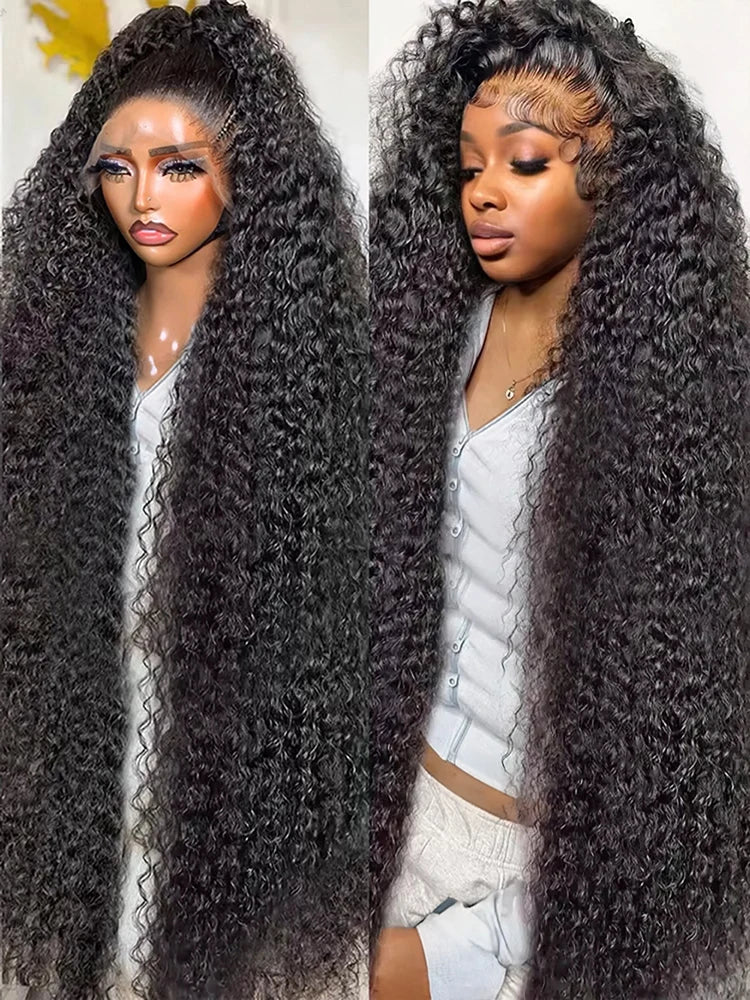 Transparent Deep Water Wave Wig