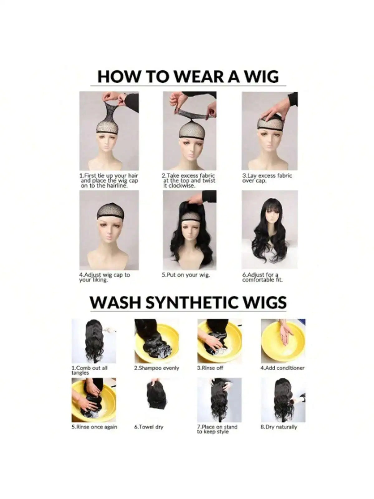 Afro Faux Dreads Wig