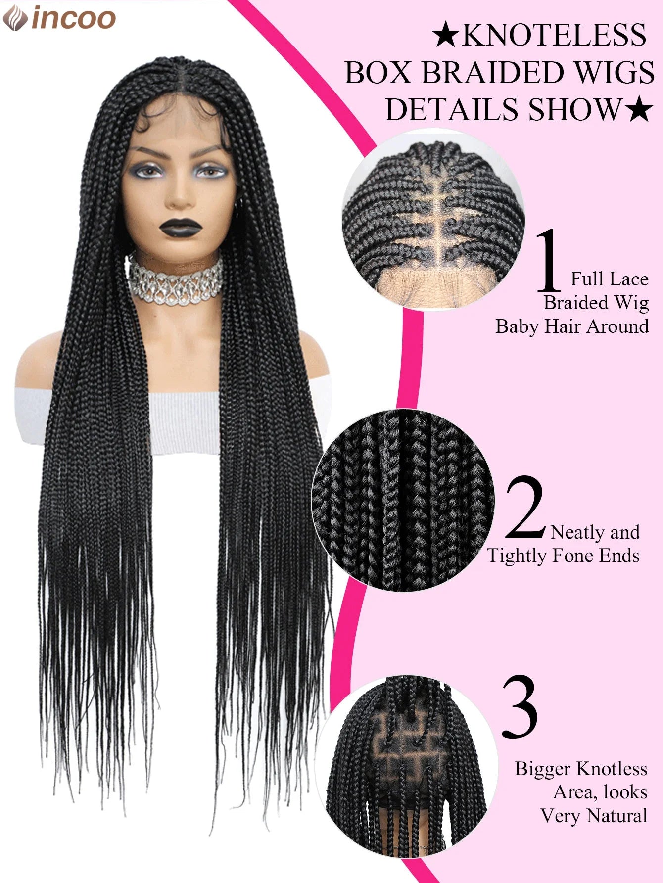 Colored Small Part Braided Wigs