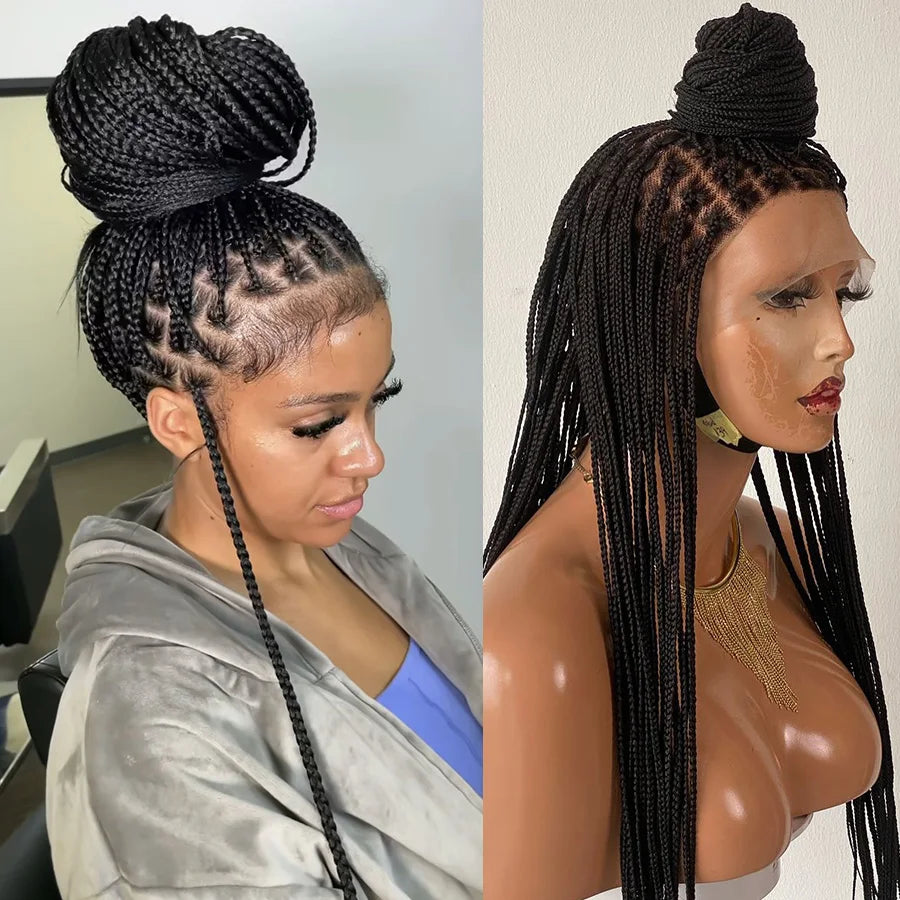 Colored Small Part Braided Wigs