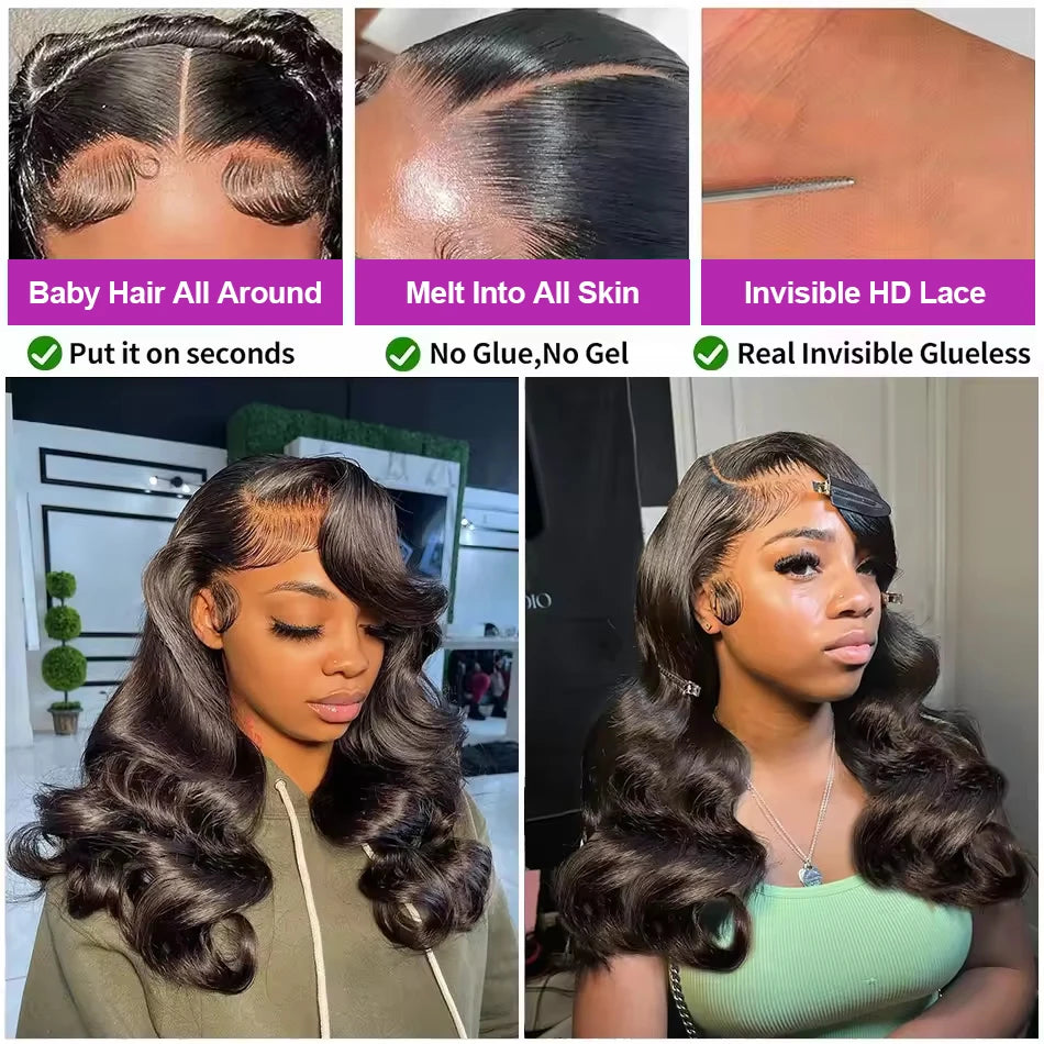 Short Bob Loose Water Wave Wig
