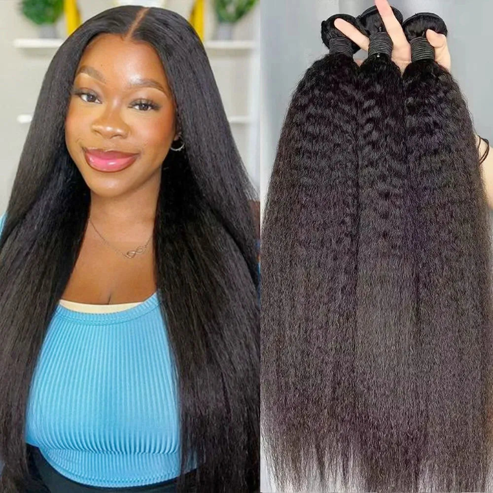 Kinky Straight Raw Hair Bundles