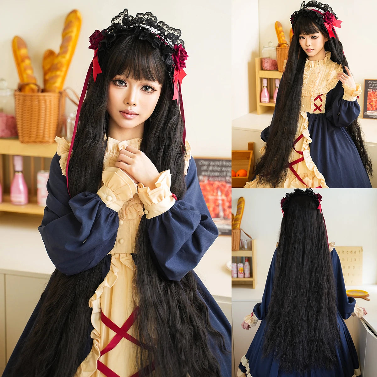 Extra Long Cosplay Wigs With Bangs