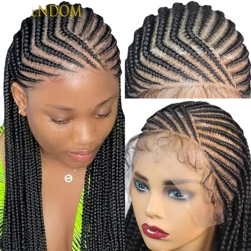 Braided Heart Box Wig