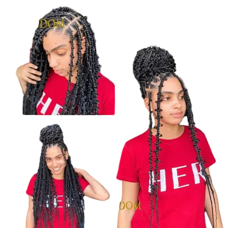 Braided Heart Box Wig