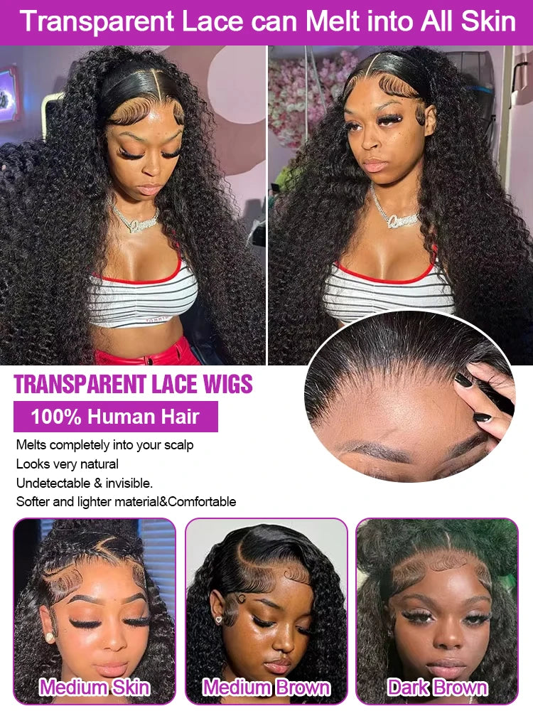 High Density Curly Water Wave Wigs