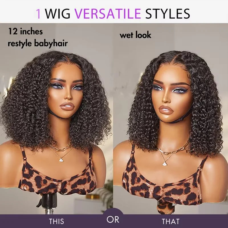 Short Bob Deep Wave Wigs