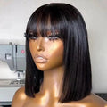 Short Bob Wig with Bangs