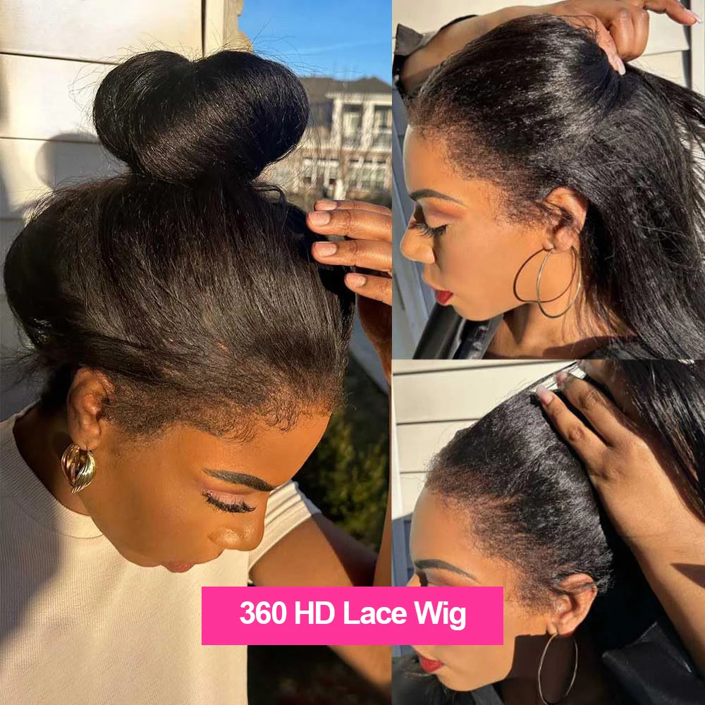 Brazilian Yaki Straight Kinky Wig