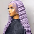 Lavender Curly Loose Wave Wig